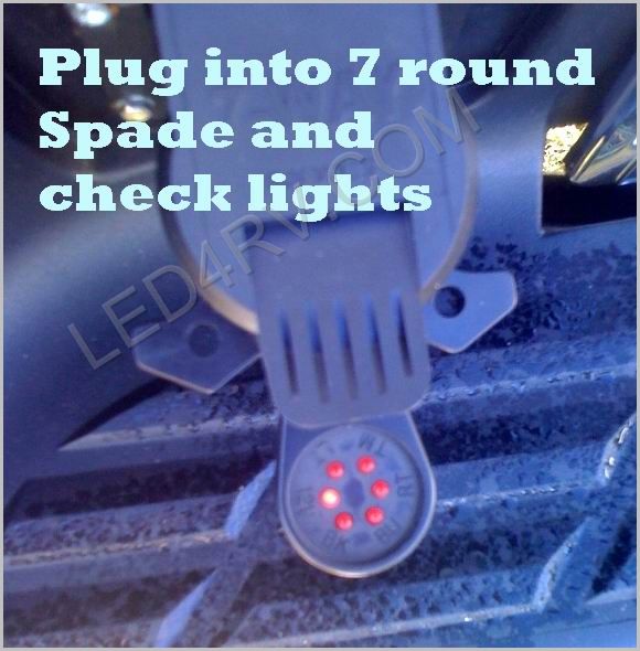 7 Round Spade plug tester SKU369