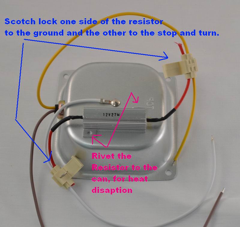 12 volt 27 watt Resistor - Re12v27w SKU290