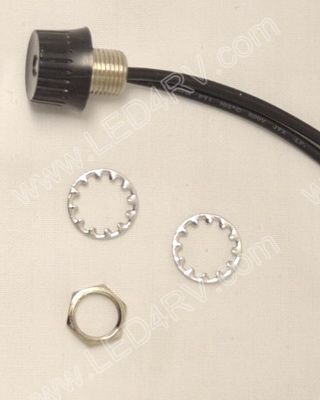 Round Rotary on off Switch in Black sku2152