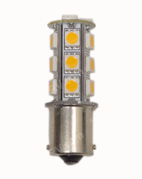 Amber LED Cluster Bulb with 18 5050 Diodes sku2500
