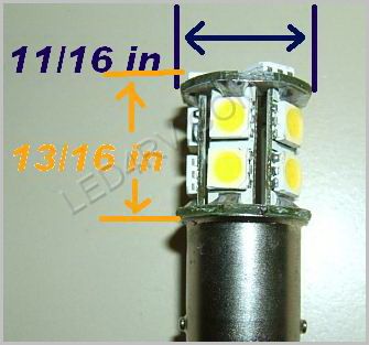 1142 Bright White 13 SMD Cluster LED SKU580