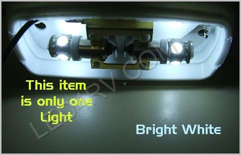 57 Bright White 5 LED Cluster Bulb SKU104 - Click Image to Close