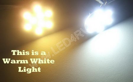 12 LED Warm White Chip at 3-3500 kTemp SKU124 - Click Image to Close