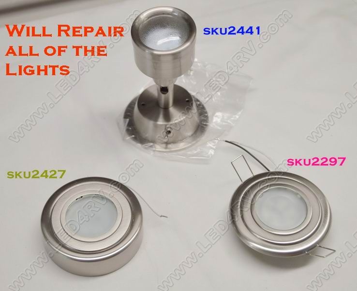 Down and Reading repair kit in Warm White sku2663 - Click Image to Close