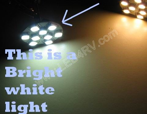 9 LED Bright White Reading Spot at 4-4500 kTemp SKU128