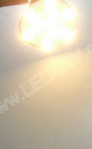 9 LED Warm White Chip at 3-3500 kTemp SKU129 - Click Image to Close