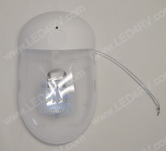 Inside Wet Location Bright White LED Dome Light sku2574