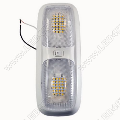 96 Bright White LEDs Double Dome Light SKU1636