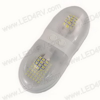 Interior 72BrightWhite LED Double Dome Light with Switch SKU1931 - Click Image to Close
