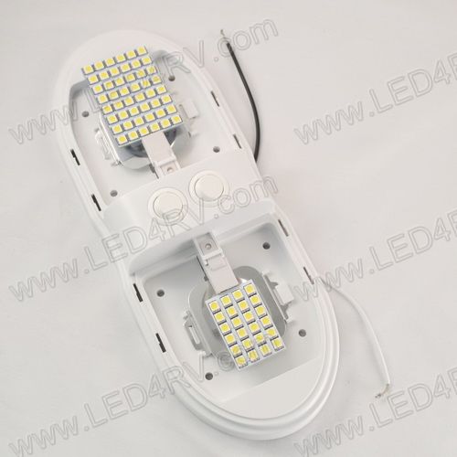Interior 72BrightWhite LED Double Dome Light with Switch SKU1931 - Click Image to Close