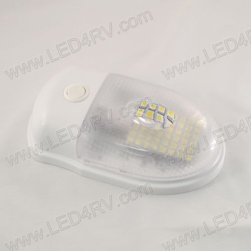 Interior 48 Bright White LED Dome Light with Switch SKU1935