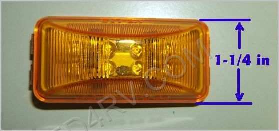 Amber 8 LED light LED15Y8 SKU226