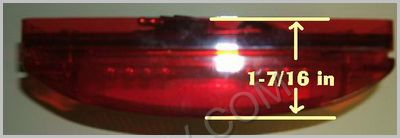 Red 8 LED Clearance Marker Light LED21R SKU415