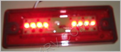 Red 8 LED Clearance Marker Light LED21R SKU415