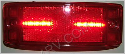 Red 8 LED Clearance Marker Light LED21R SKU415