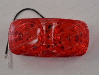 6 Red LED Sealed Bullseye Running Light SKU2012 - Click Image to Close