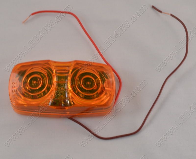 Amber 13 LED Running and Turn Marker Light SKU1233 - Click Image to Close