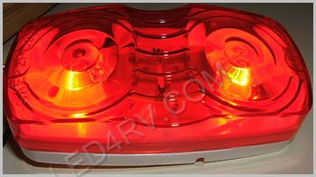 Double Bullseye Red Marker Light LT506R SKU260