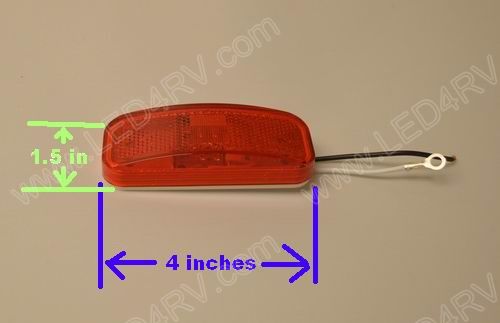 6 Diode Red LED Running or Marker Light SKU446