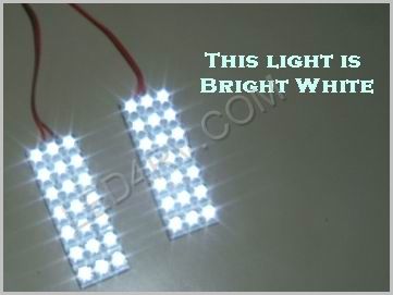 1156 Socket with 42 Bright White LEDs on 2 Pads 1156Px2BW SKU513