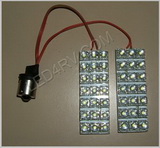 1156 Socket with 42 Warm White LEDs on 2 Pads 1156Px2WW SKU514 - Click Image to Close