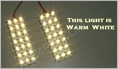 1156 Socket with 42 Warm White LEDs on 2 Pads 1156Px2WW SKU514