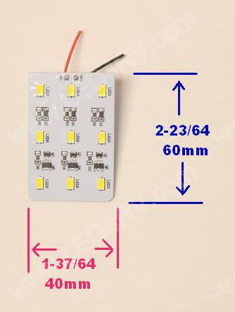 315 Lumen 9 Warm White LED Rigid board sku2268 - Click Image to Close