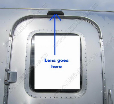 Over the door Clear lens for Airstream SKU993