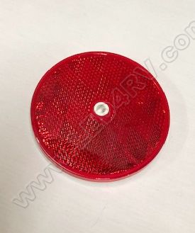 Red 3-3/16 in Round Reflector SKU2976