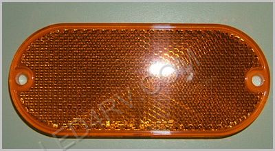 Oblong Amber Reflector LT222Y SKU561