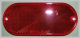 Oblong Red Reflector LT222R SKU434