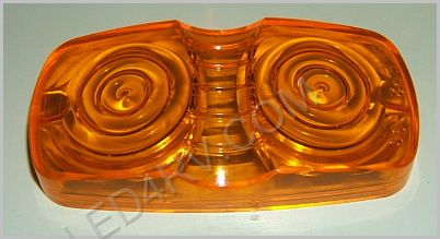 Amber Bullseye Replacement Lens LT910Y SKU265 - Click Image to Close