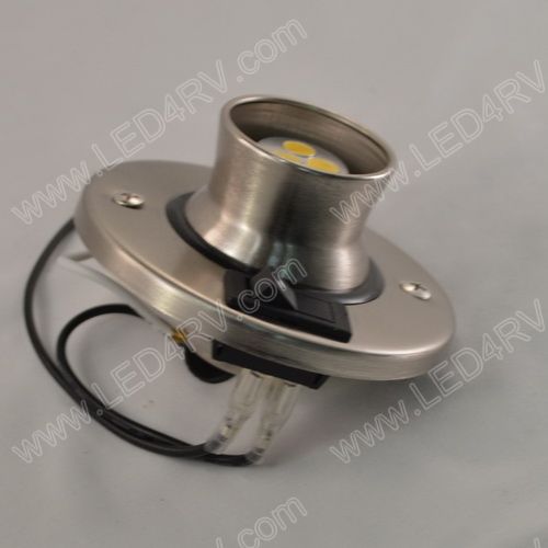 Brushed Nickel Warm White Eyeball Style Reading light SKU1958