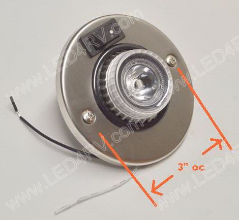 LED Eyeball light for Airstream Interstate Warm White sku2394