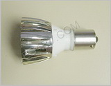 Bright white spot with Aluminum base 1 watt SKU598 - Click Image to Close