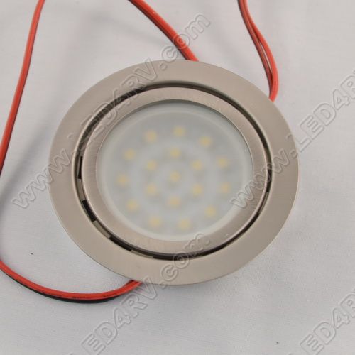 18 Warm White LED Brushed Nickel Down Light SKU135