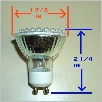 GU10 Bright White 60 LED 12volt Spot SKU201