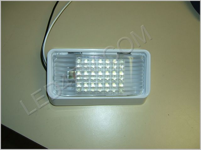 Patio LED Light 6 by 3.25 inch Bright White in White SKU255
