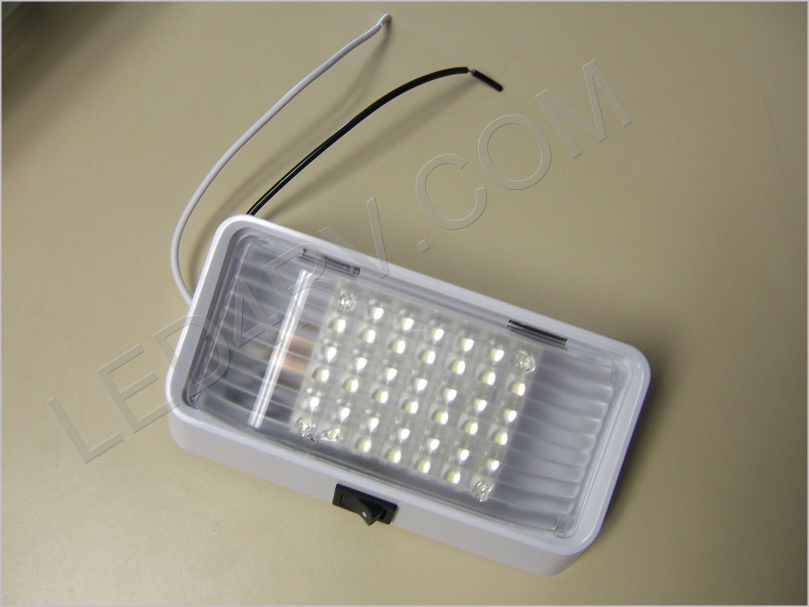 Patio LED Light 6 by 3.25 in Bright White with switch SKU256