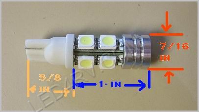 Bright White Spot for Reading Lamp T10-85050-1W SKU324