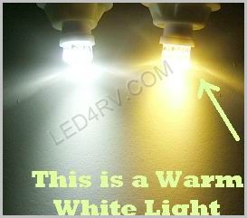 Warm White T10 wedge 7 LED light T10WW7Spot SKU334