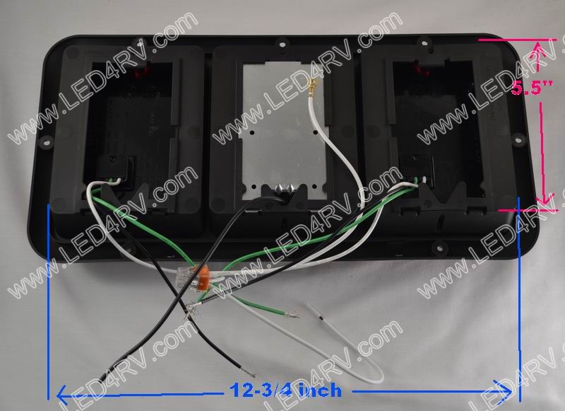 STT Tail Light Assm- 2 LEDs and 1 High Intensity Backup SKU1838