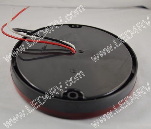 LED Oval Stop Tail and Turn Black base with 52 LEDs SKU1802