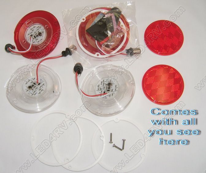 LED Tail light kit for Airstream units from 1969-74 SKU221 - Click Image to Close