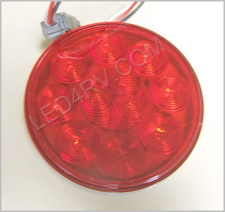 40 Series 4in. Round Red 10 LED Stop-Turn-Tail Lamp SKU230