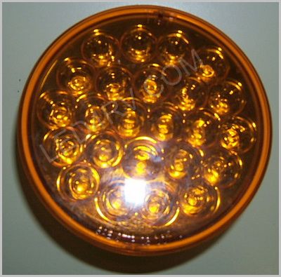 40 Series 4in. Round Amber LED Stop-Turn-Tail Lamp SKU436