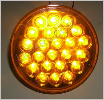 40 Series 4in. Round Amber LED Stop-Turn-Tail Lamp SKU436