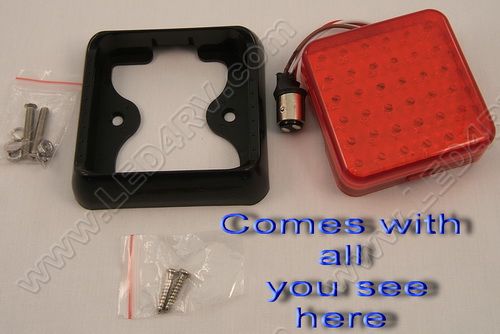 Sealed LED Stop Tail and Turn Light with Mnt Bracket STTB SKU320 - Click Image to Close