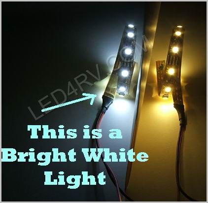 LED blanco brillante franja de luz para la reparación SKU341