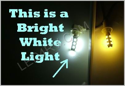Bright White 13 LED T10 socket T10-13BW SKU322